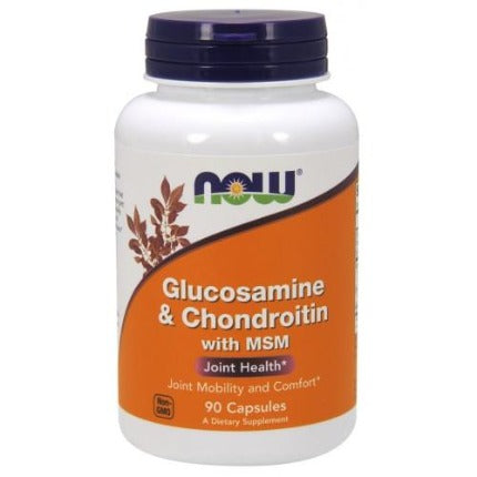 Glucosamine & Chondroitin with MSM NOW Foods 90 caps