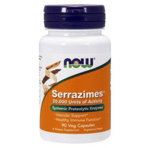 Serrazimes, 20 NOW Foods 90 vcaps