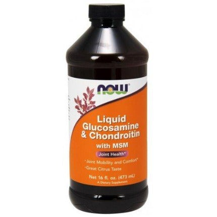 Glucosamine & Chondroitin with MSM Liquid NOW Foods 473ml