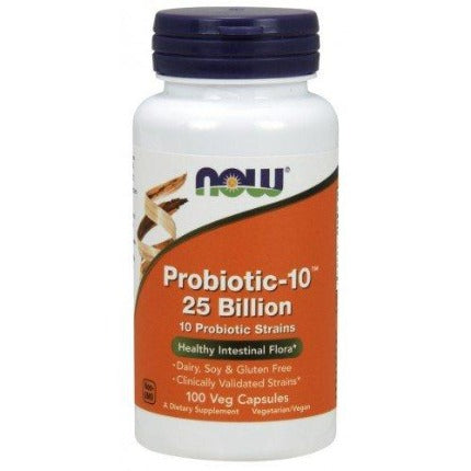 Probiotic-10 NOW Foods 25 Billion - 100 vcaps
