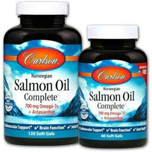 Norwegian Salmon Oil Complete Carlson Labs -120 + 60 softgels
