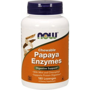 Papaya Enzyme NOW Foods Chewable - 180 lozenges