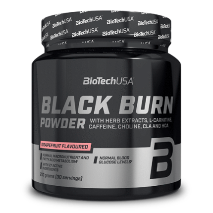 Black Burn Powder BioTechUSA 210 grams