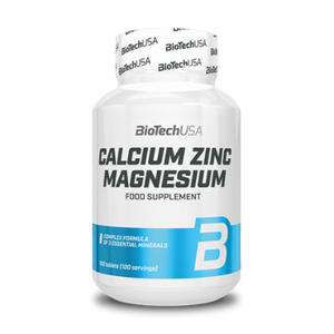 Calcium Zinc Magnesium BioTechUSA Calcium Zinc Magnesium - 100 tablets