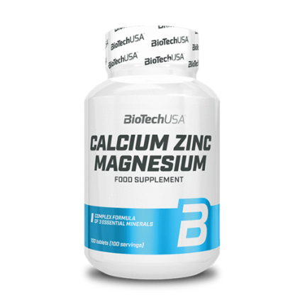 Calcium Zinc Magnesium BioTechUSA Calcium Zinc Magnesium - 100 tablets