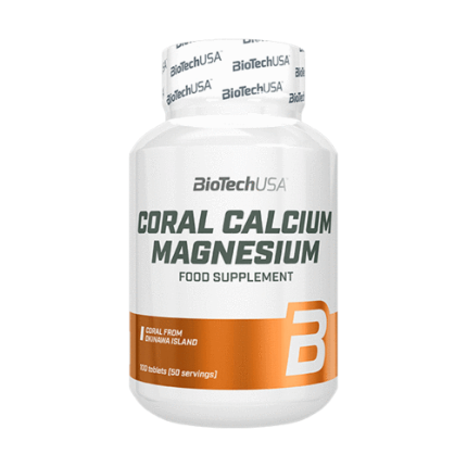 Coral Calcium Magnesium BioTechUSA 100 tablets