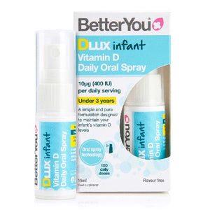 DLux Infant Daily Vitamin D Oral Spray BetterYou 15 ml