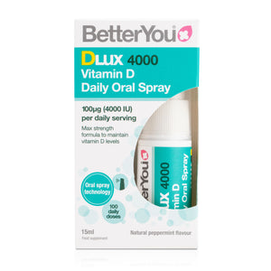 DLux 4000 Daily Oral Spray Vitamin D  BetterYou