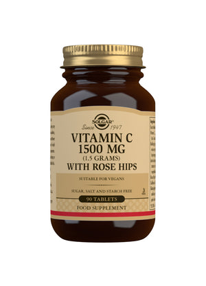 Solgar Vitamin C 1500 mg with Rose Hips
