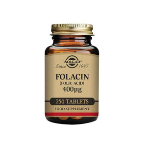 Solgar® Folacin (Folic Acid) 400 µg Tablets - Pack of 250