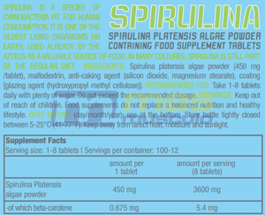 Spirulina BioTechUSA 100 tablets