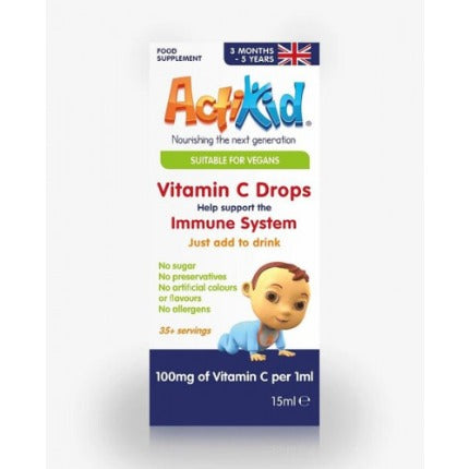 Vitamin C Drops ActiKid 15 ml