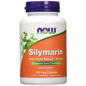 Silymarin with Turmeric NOW Foods 150mg - 120 vcaps