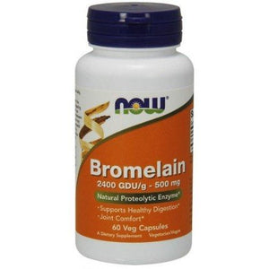 Bromelain NOW Foods 500mg - 60 vcaps