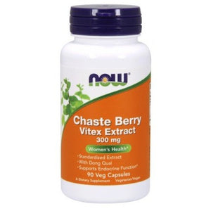 Chaste Berry Vitex Extract NOW Foods Women's Health 90 vcaps