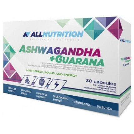 Ashwagandha + Guarana Allnutrition 30 caps