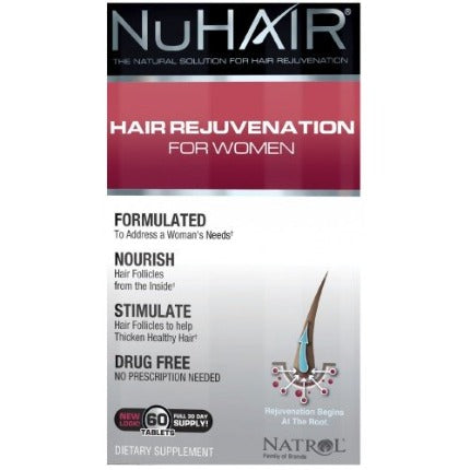 NuHair Hair Rejuvenation for Women Natrol 60 tablets