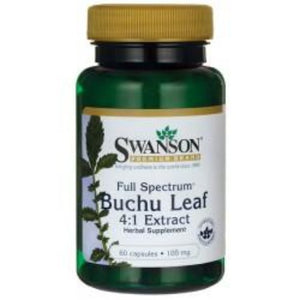 Full Spectrum Buchu Leaf 4:1 Extract Swanson 60 caps