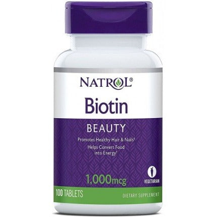 Biotin Natrol 1000mcg - 100 tablets