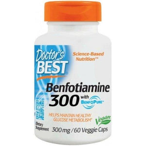 Benfotiamine with BenfoPure Doctor's Best 300mg - 60 vcaps
