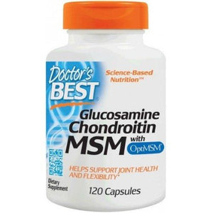 Glucosamine Chondroitin MSM with OptiMSM Doctor's Best 120 caps