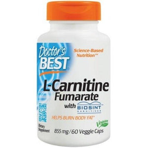 L-Carnitine Fumarate Doctor's Best 855mg - 60 vcaps