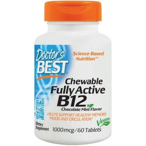Chewable Fully Active B12 Doctor's Best 60 tablets