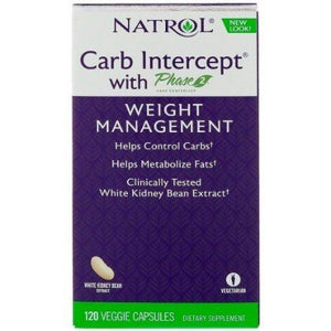 Carb Intercept with Phase 2 Natrol 120 vcaps