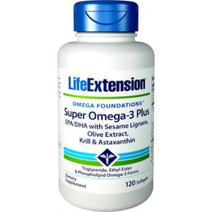 Super Omega-3 Plus Life Extension 120 softgels