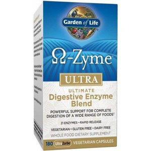 Omega Zyme Ultra Garden of Life 180 vcaps