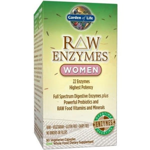 RAW Enzymes Women Garden of Life 90 vcaps
