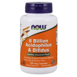 8 Billion Acidophilus & Bifidus NOW Foods 120 vcaps