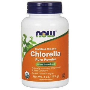 Chlorella NOW Foods Organic Pure Powder - 113 grams