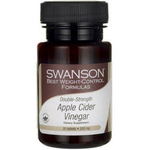 Apple Cider Vinegar Swanson 200mg Double-Strength - 30 tablets