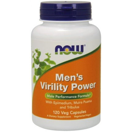 Men's Virility Power NOW Foods 120 vcaps