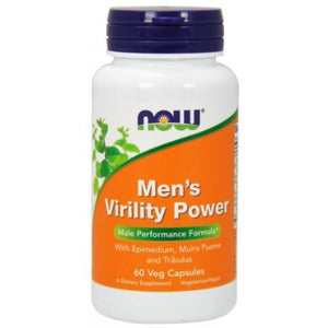 Men's Virility Power NOW Foods 60 vcaps