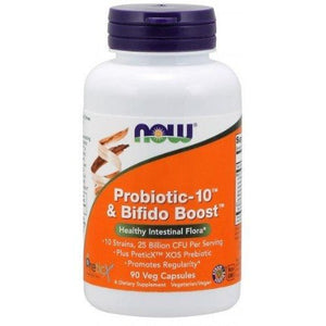 Probiotic-10 & Bifido Boost NOW Foods 90 vcaps