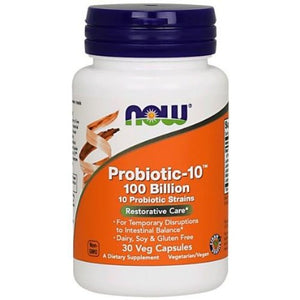 Probiotic-10 NOW Foods 100 Billion - 30 vcap