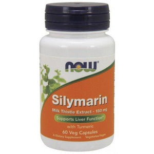 Silymarin with Turmeric NOW Foods 150mg - 60 vcaps
