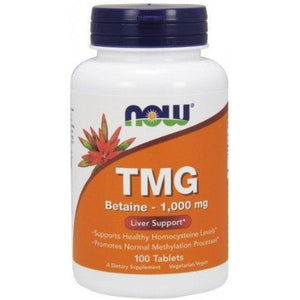 TMG (Trimethylglycine) NOW Foods 100 tablets