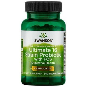 Dr. Stephen Langer's Ultimate 16 Strain Probiotic with FOS Swanson 60 vcaps