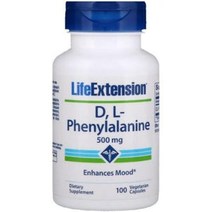 D L-Phenylalanine Life Extension 100 vcaps