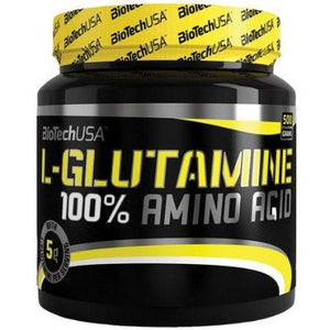 100% L-Glutamine BioTechUSA Unflavoured - 500 grams