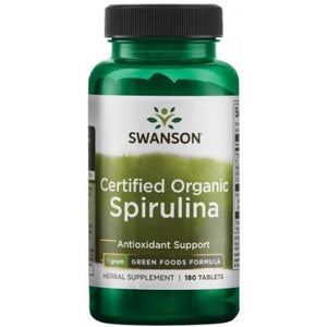 Spirulina Organic Swanson 180 tablets