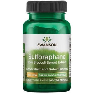 Sulforaphane from Broccoli Sprout Extract Swanson 60 vcaps