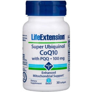 Super Ubiquinol CoQ10 with PQQ Life Extension 30 softgels