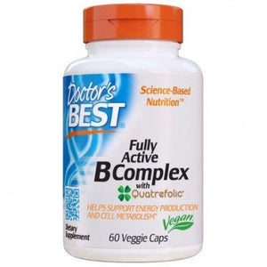 Fully Active B-Complex with Quatrefolic Doctor's Best 60 vcaps
