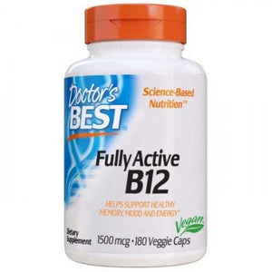 Fully Active B12 Doctor's Best 1500mcg - 180 vcaps