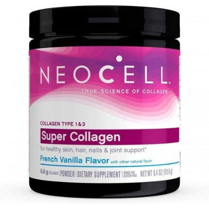 Super Collagen Type 1 & 3 NeoCell 181 - 190 grams French Vanilla