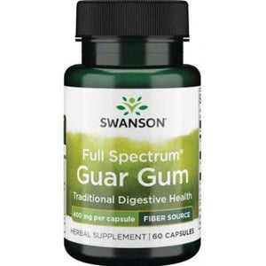Full Spectrum Guar Gum Swanson Traditional Digestive Health 60 caps